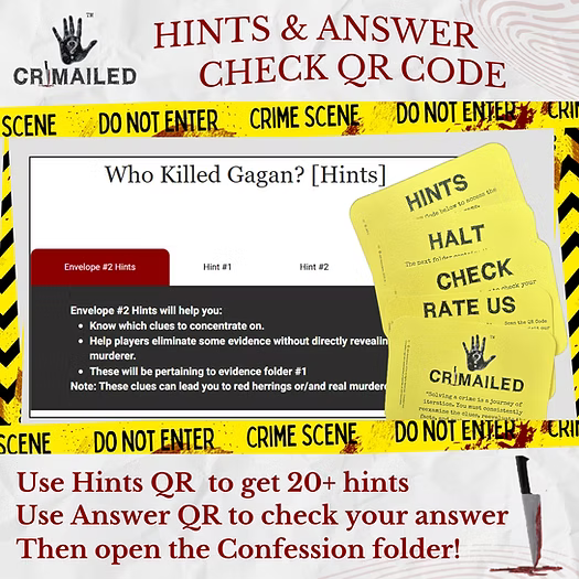 Who Killed Gagan | Original Edition | Murder Mystery Case File Game