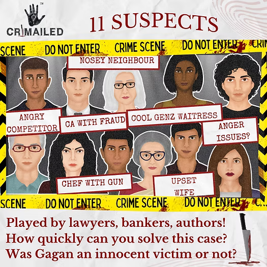 Who Killed Gagan | Original Edition | Murder Mystery Case File Game