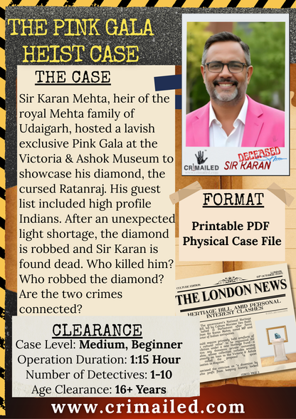 The Pink Gala Heist Case