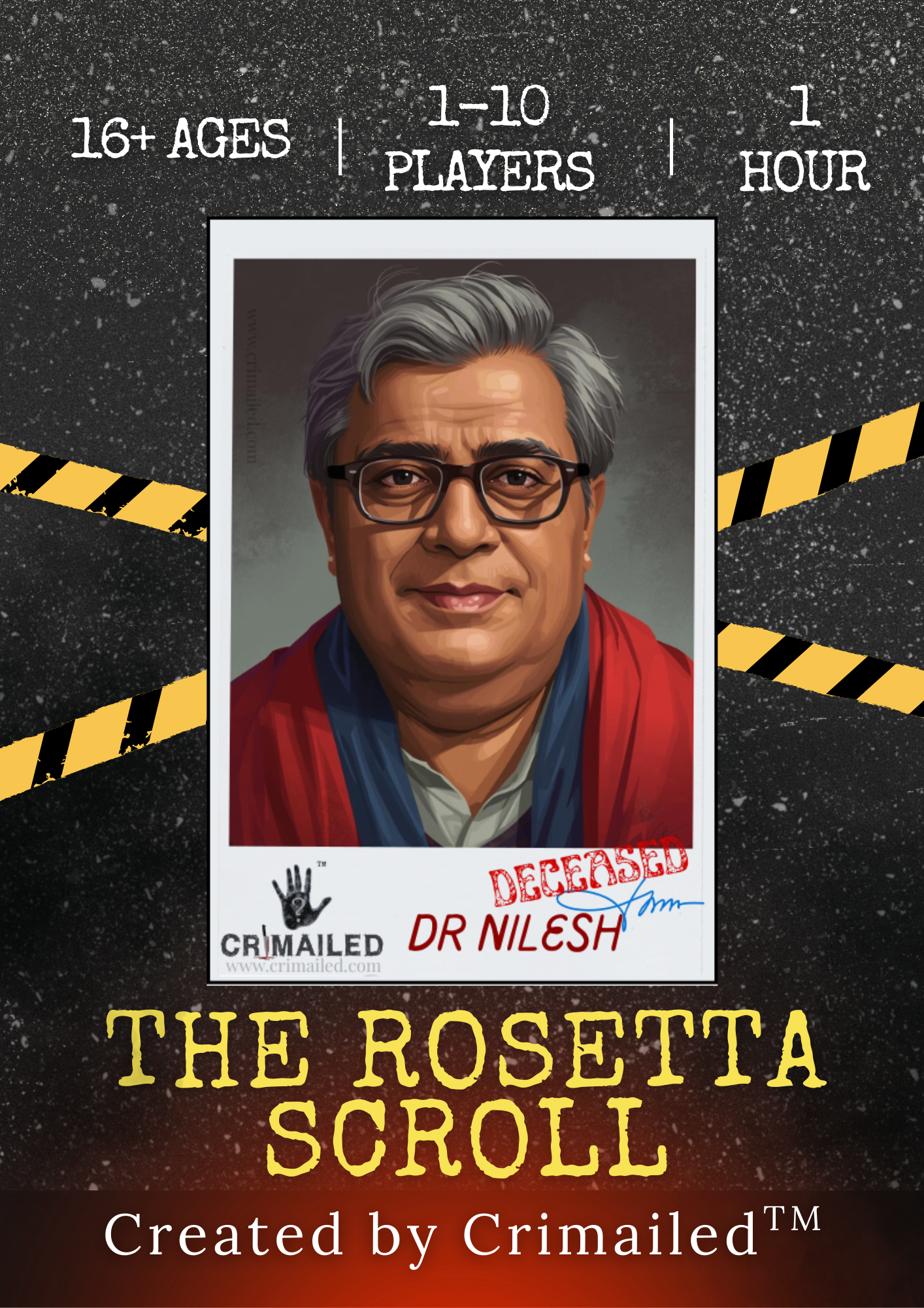 The Rosetta Scroll | Print & Play | Murder Mystery Case File Game