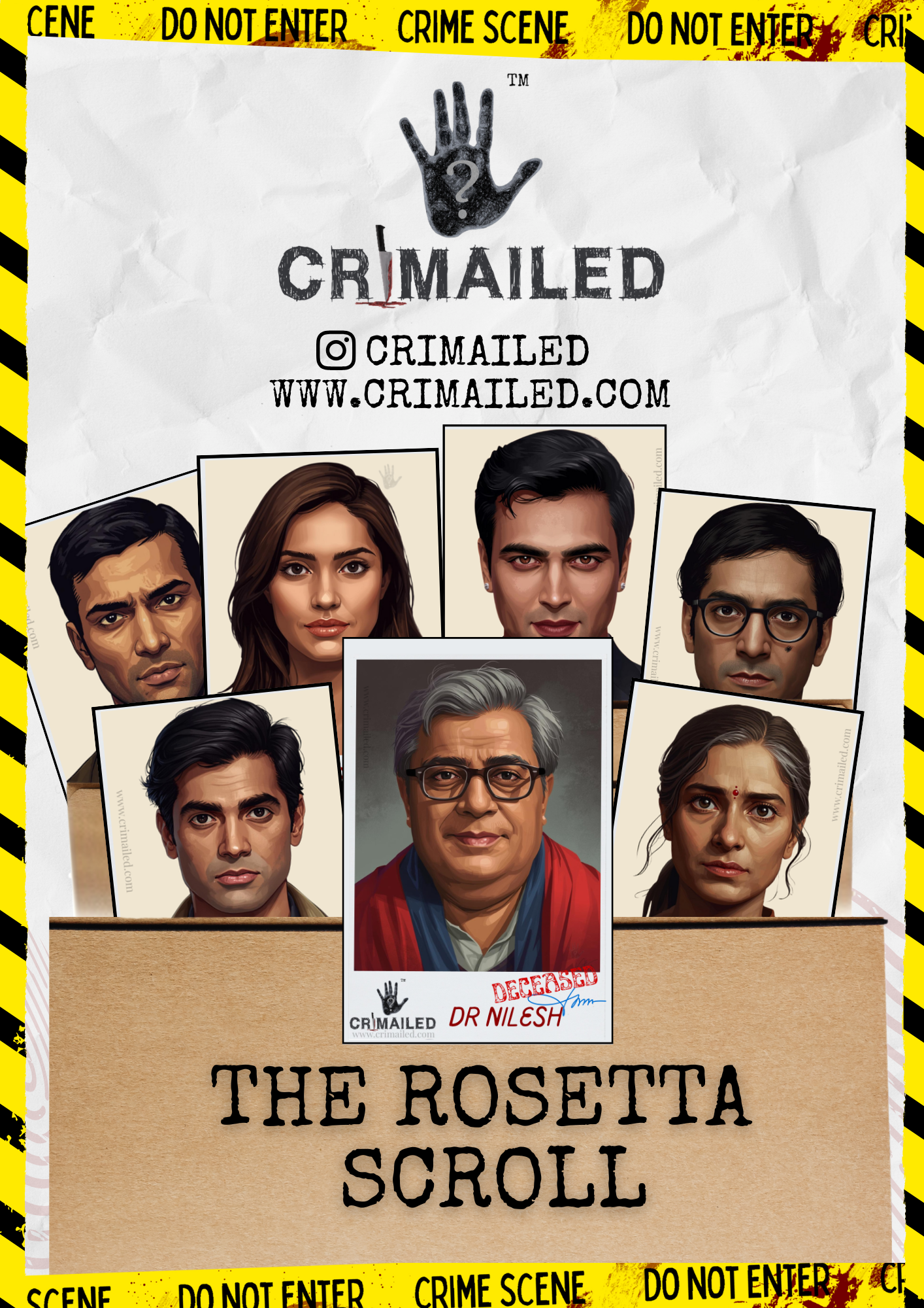 The Rosetta Scroll | Print & Play | Murder Mystery Case File Game